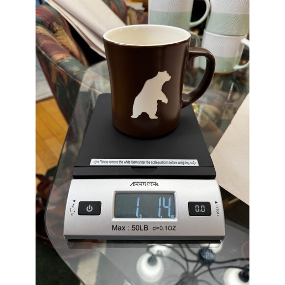 Starbucks Coffee Bear Silhouette Brown Organic Yukon Blend Mug 14 oz Collectible - Picture 5 of 5